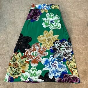 Anthropologie Leifdottir Maxi Floral Skirt Sz XS